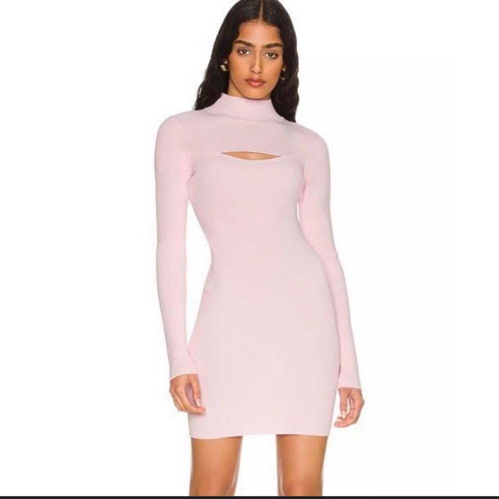 Bardot Soft Pink Knit dress